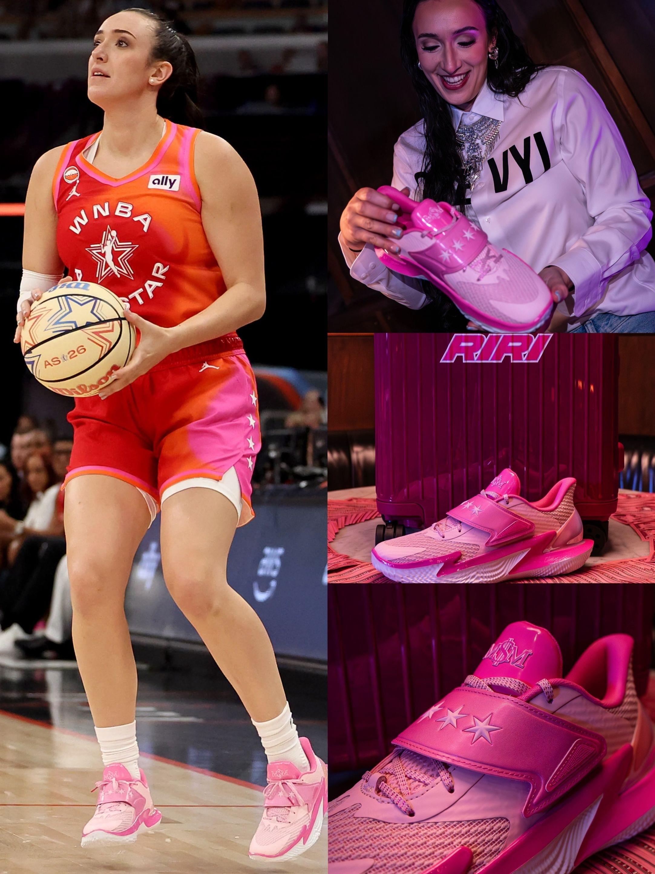 WNBA全明星限定🔥UA Fox2 Money Mabrey粉色专属PE正式亮相